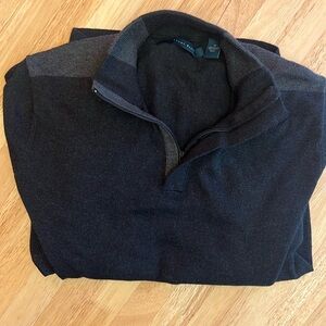 Perry Ellis quarter zip sweater